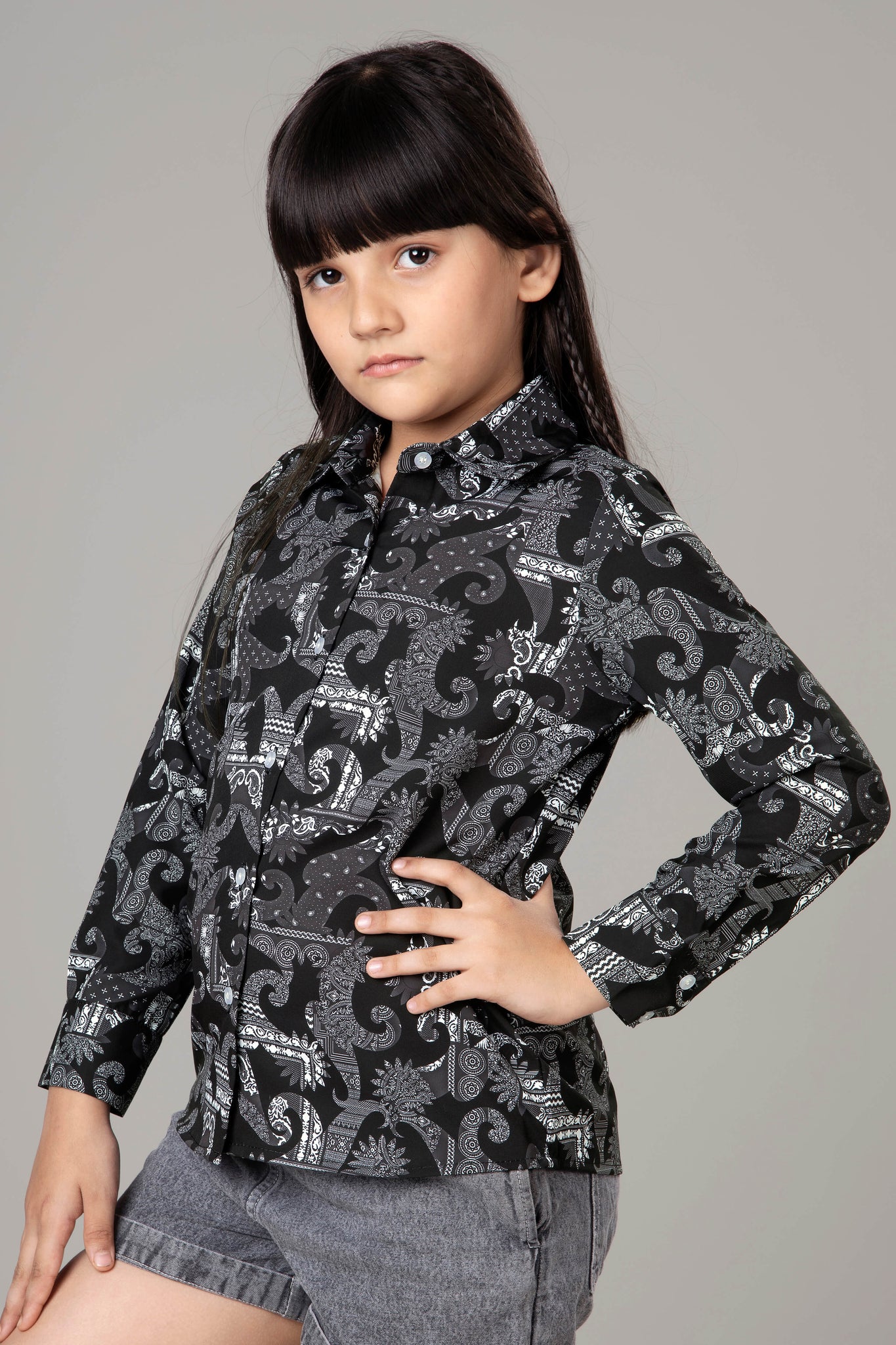 Ethnic Casual Shirt For Girls