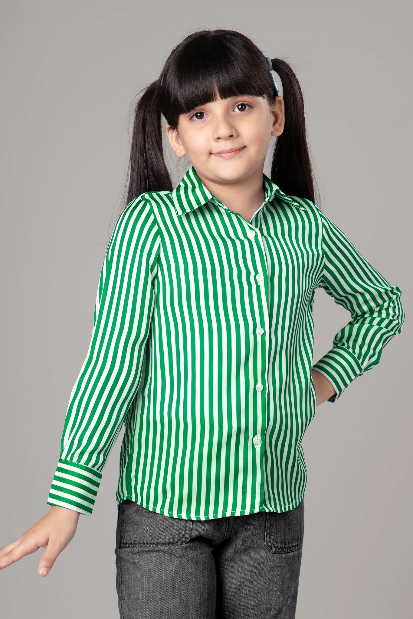 Classic Stripes Shirt For Girls