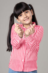 Classic Stripes Shirt For Girls