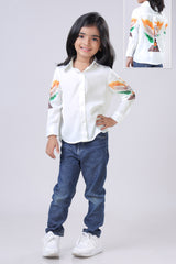 Empowering Patriotism: Freedom Edit Shirt For Girls
