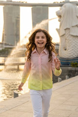 Sweet Fade Girls Shirt 🍭☁️ – Light, Fun & Stylish