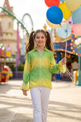 Lime Pop Girls Shirt 🍋💥 – Cool & Comfy Wear