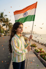 The Tricolor Girls Shirt 🇮🇳- Proudly Stitched By Women
