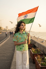 Independence Vibes 🇮🇳🔥 Girls Shirt - Style Without Limits
