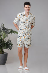 UrbanSketch Co-ord – Modern Art-Inspired Outfit for Men