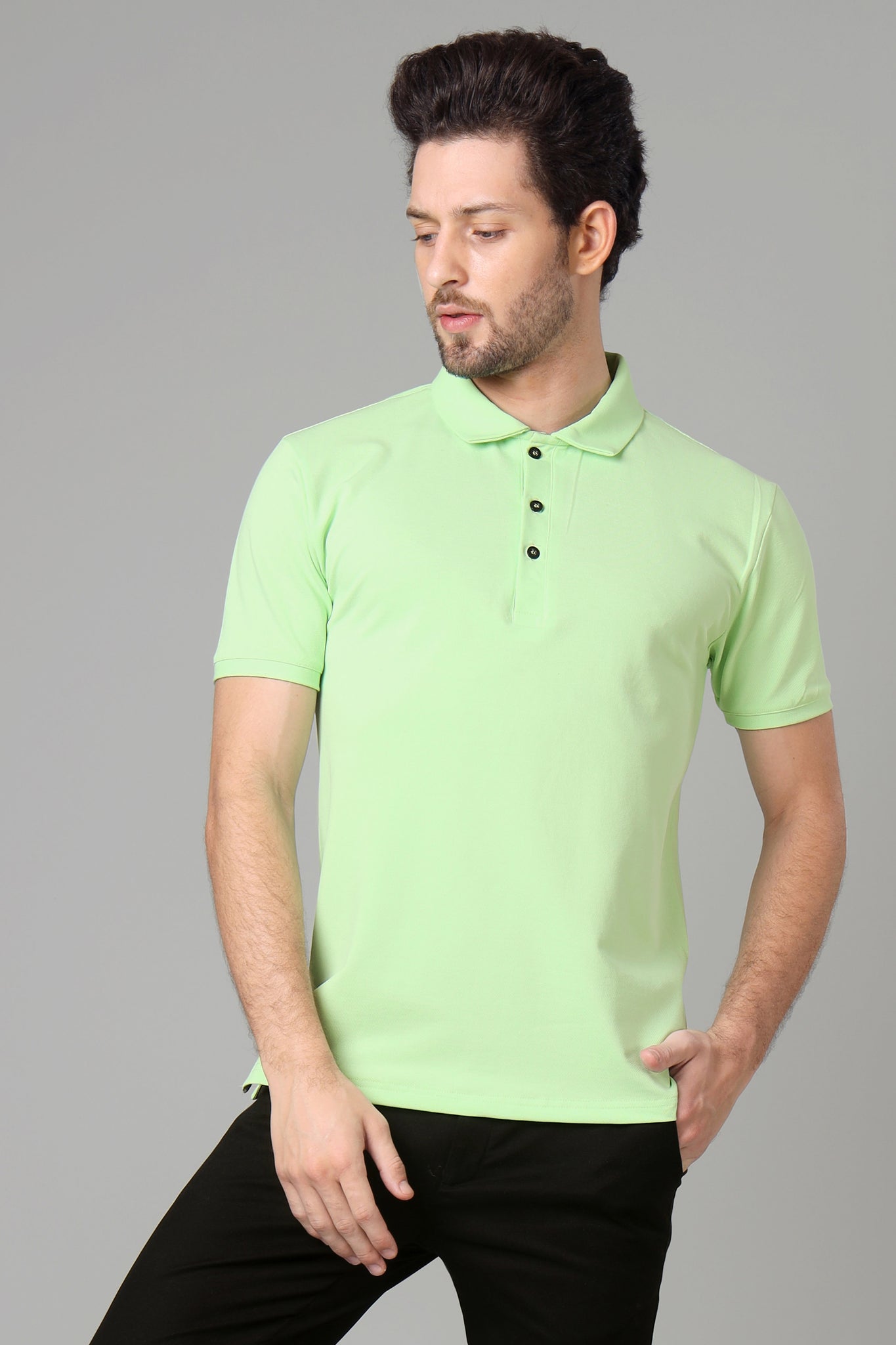 Exclusive Seafoam Green Polo T-Shirt For Men