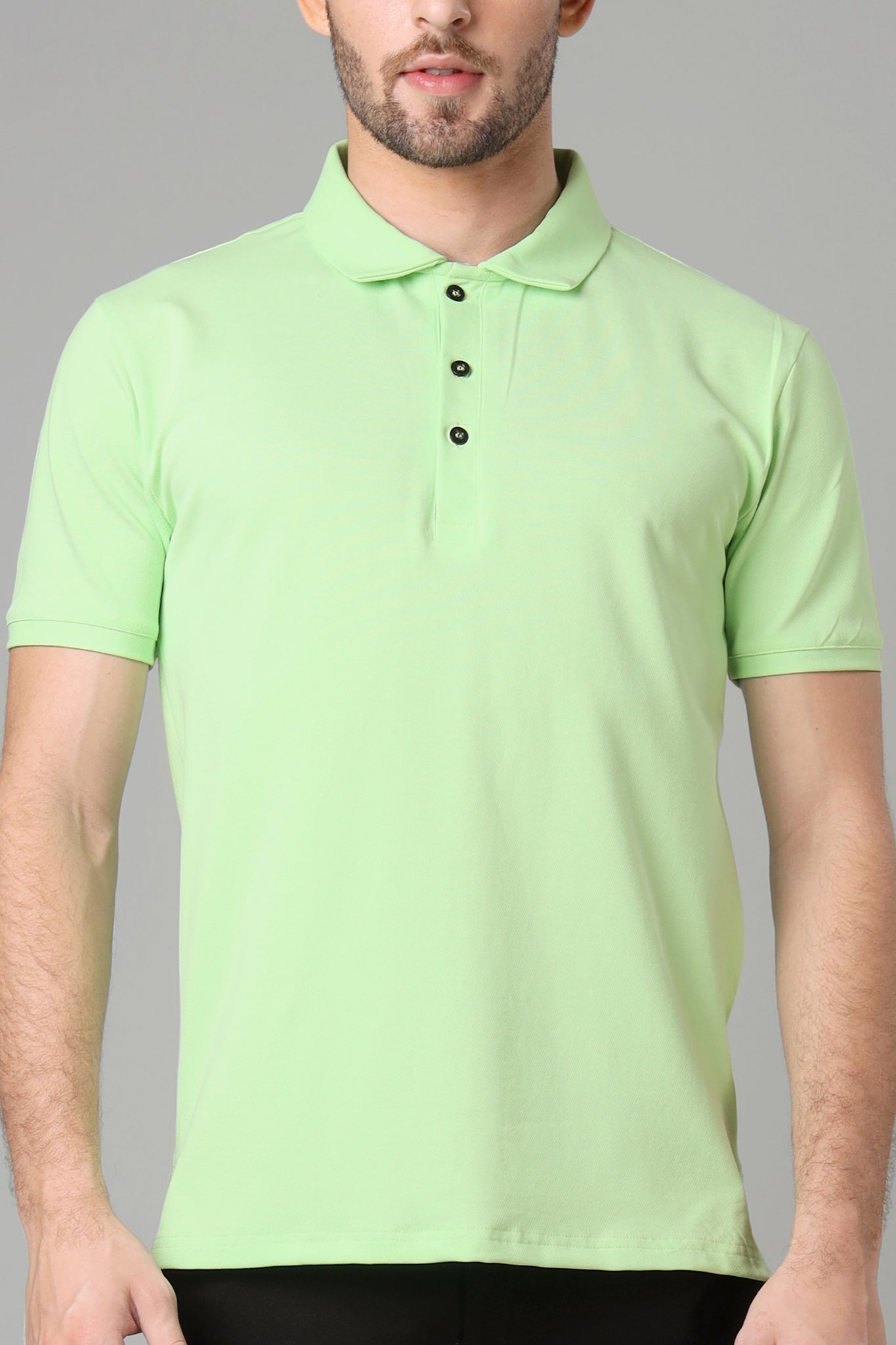 Exclusive Seafoam Green Polo T-Shirt For Men