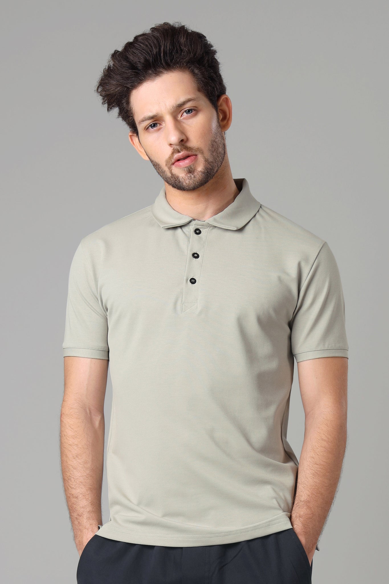 Exclusive Laurel Grey Polo T-Shirt For Men