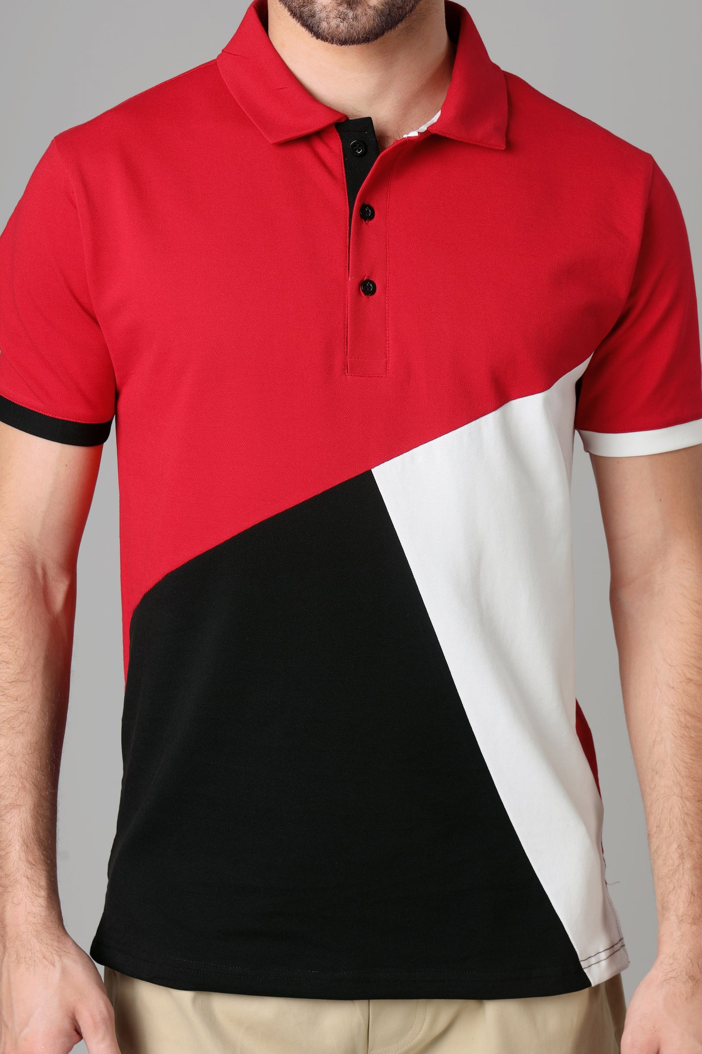 Exclusive Scarlet Red Smart Polo T-Shirt For Men