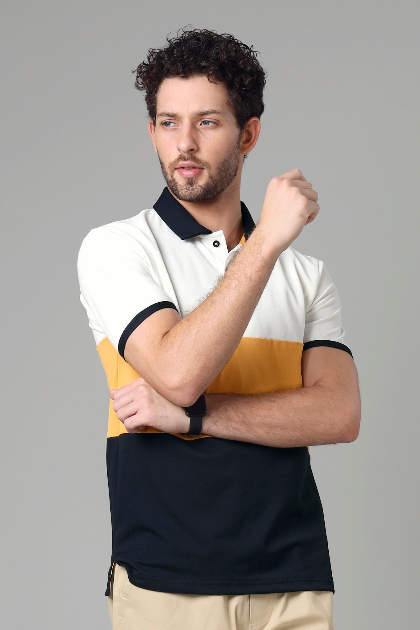 Exclusive White Smart Polo T-Shirt For Men