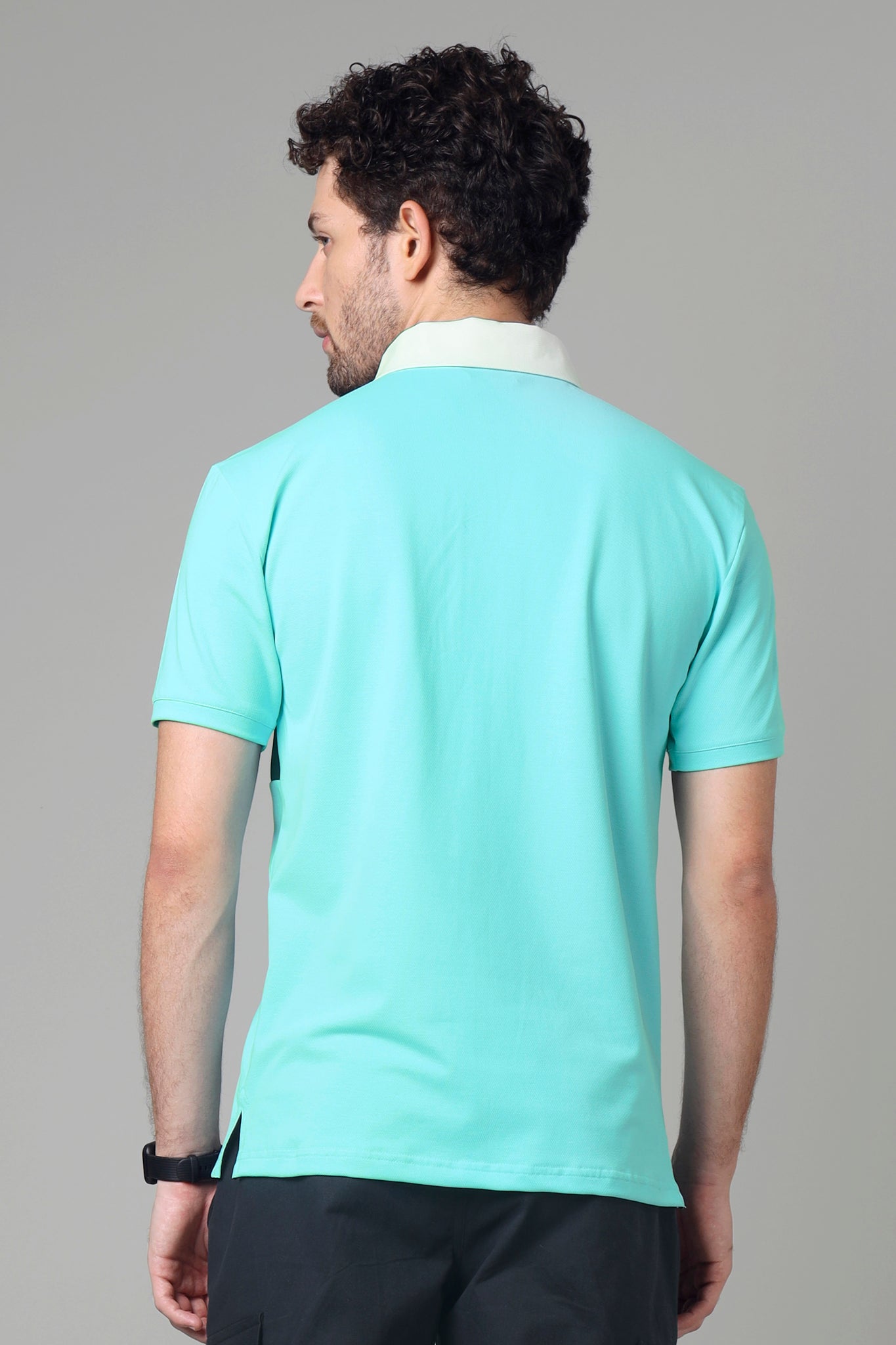 Exclusive Arctic Blue Smart Polo T-Shirt For Men