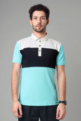 Exclusive Arctic Blue Smart Polo T-Shirt For Men