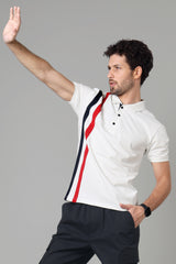 Exclusive White Smart Polo T-Shirt For Men