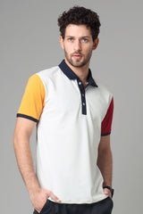 Exclusive White Smart Polo T-Shirt For Men