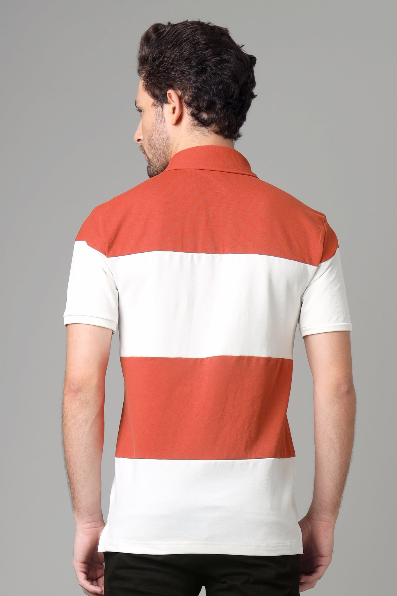 Exclusive Burnt Orange Smart Polo T-Shirt For Men