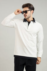 Men's Limited Edition White Rugby T-Shirt