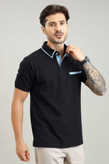Signature Men's Navy Blue Polo T-Shirt