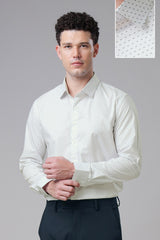 Men Tailored Fit Polka Casual Shirt