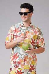 Sun's Out, Fun's Out – Hawaiian Print Cill Shirt For Men