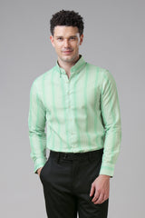 Stylish Stripes Men Tailored Fit Casual Shirt