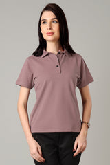 Exclusive Onion Purple Polo T-Shirt For Women