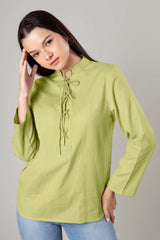 Beautiful Retro Cotton Top For Women
