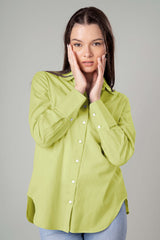 Classic Plain Cotton Shirt For Women