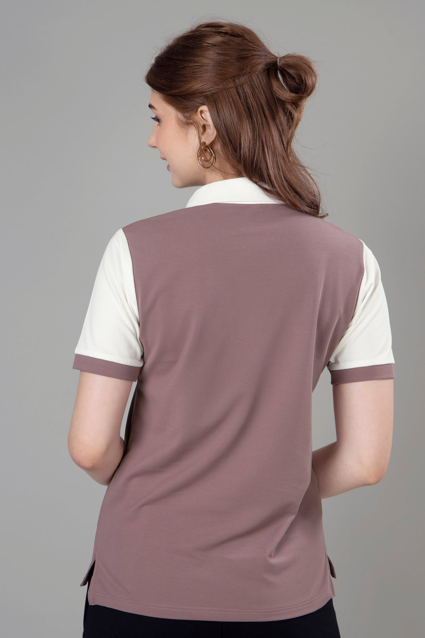 Exclusive Onion Purple Polo T-Shirt For Women