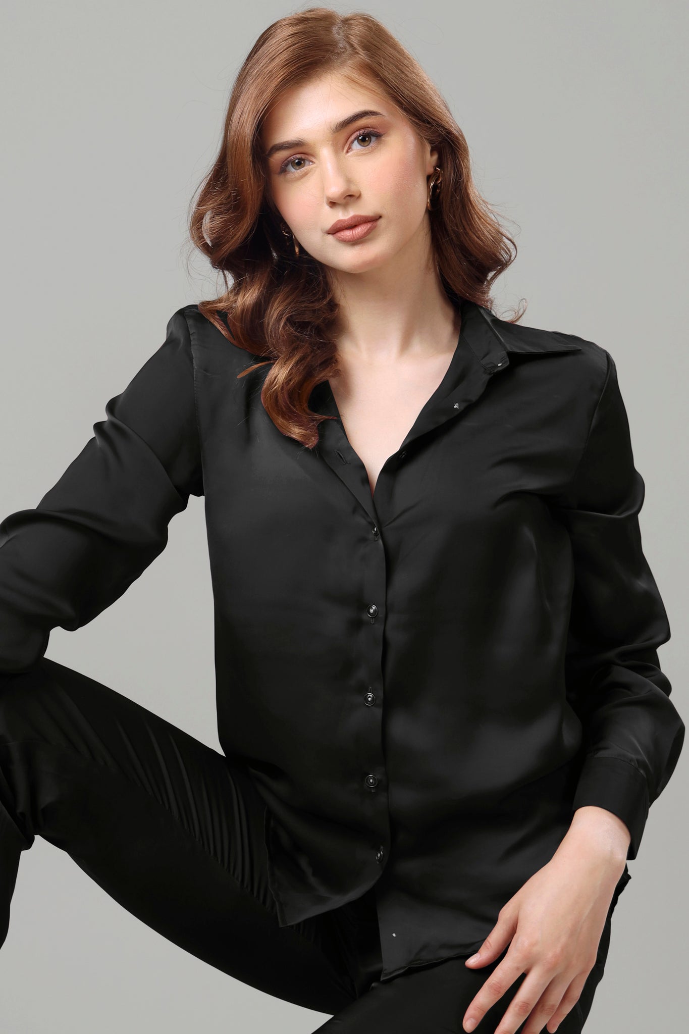 Luxurious Black Shirt For Women
