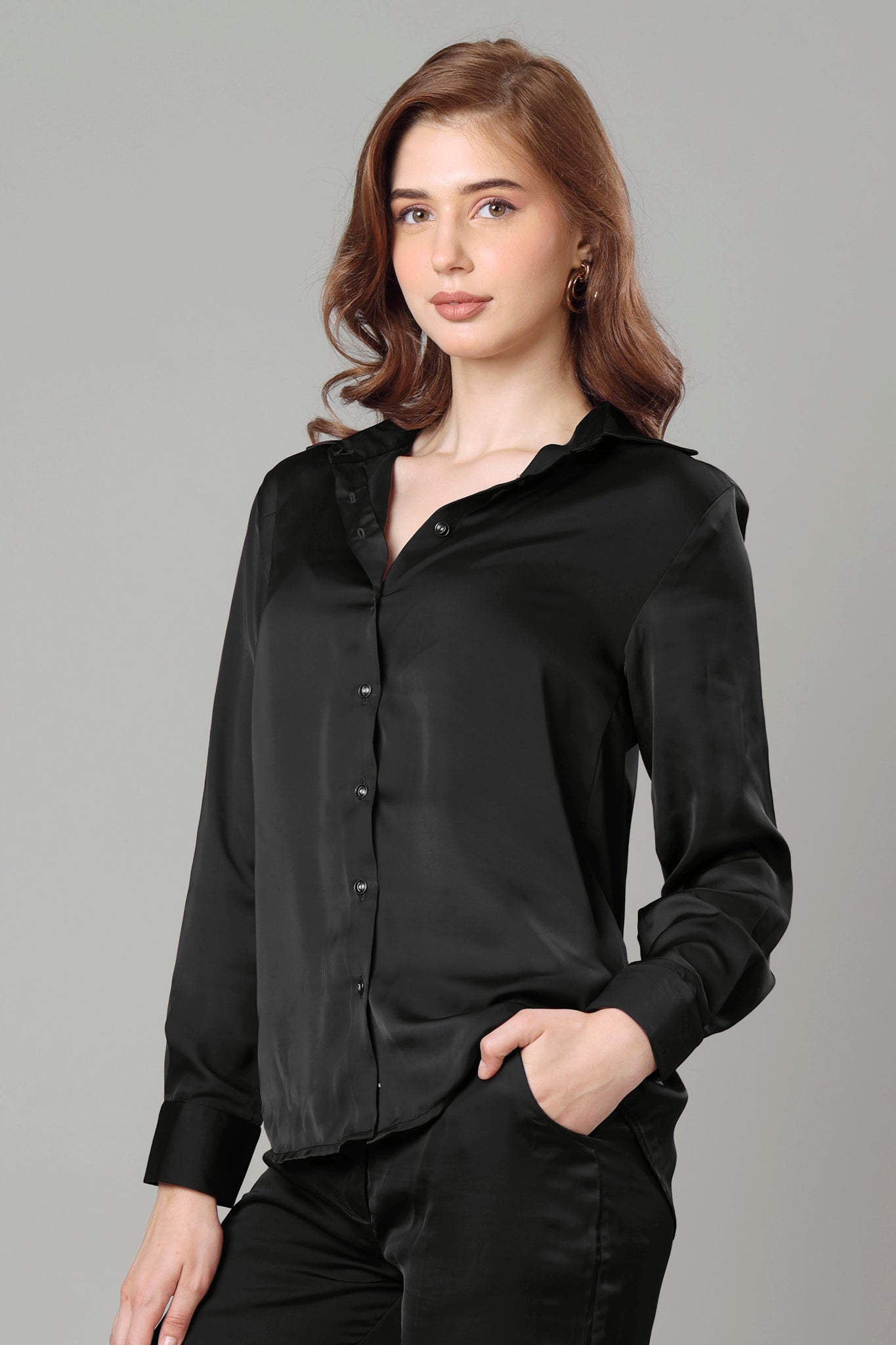 Luxurious Black Shirt For Women