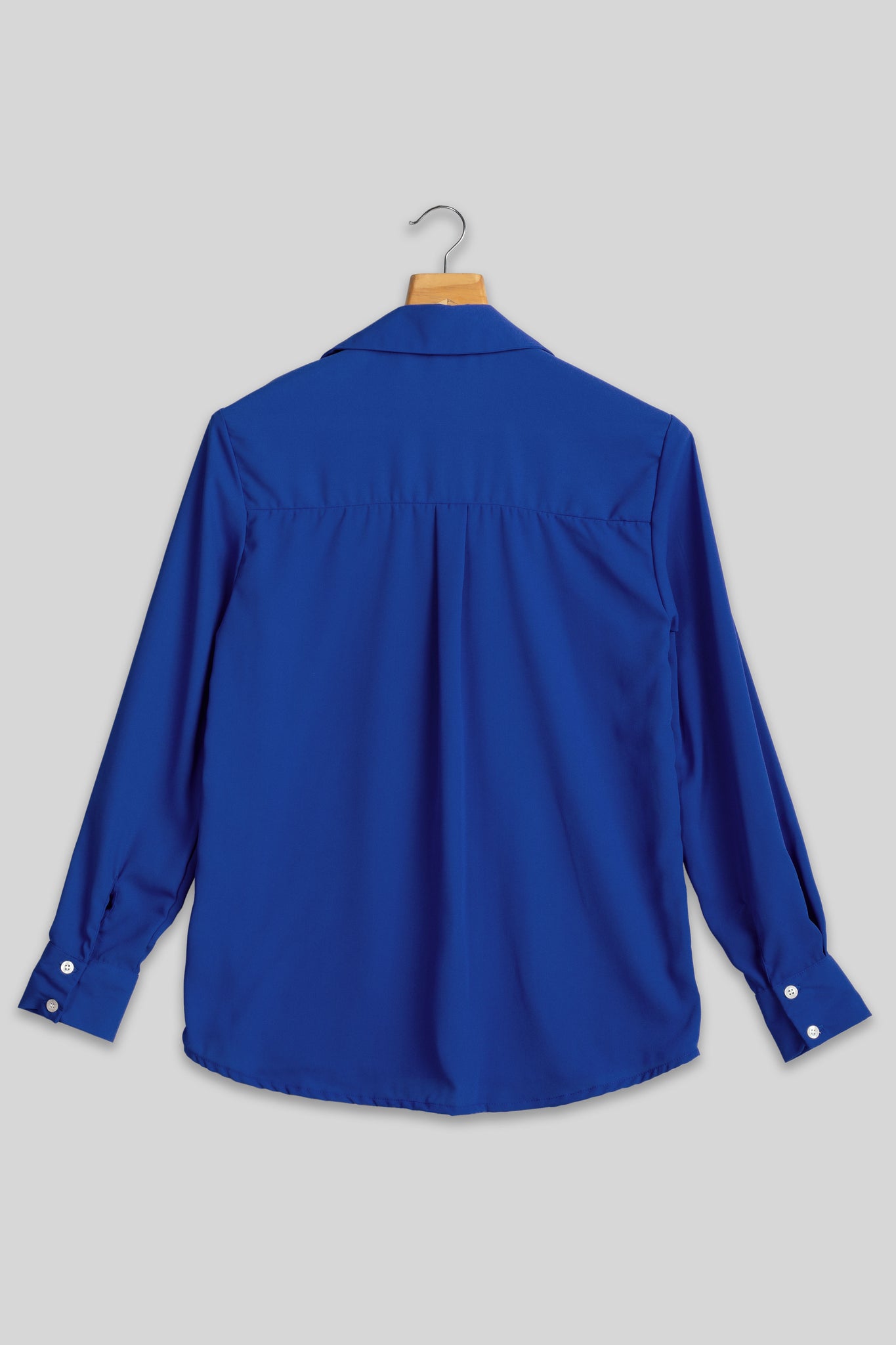 Cool Blue Plain Shirt for Women
