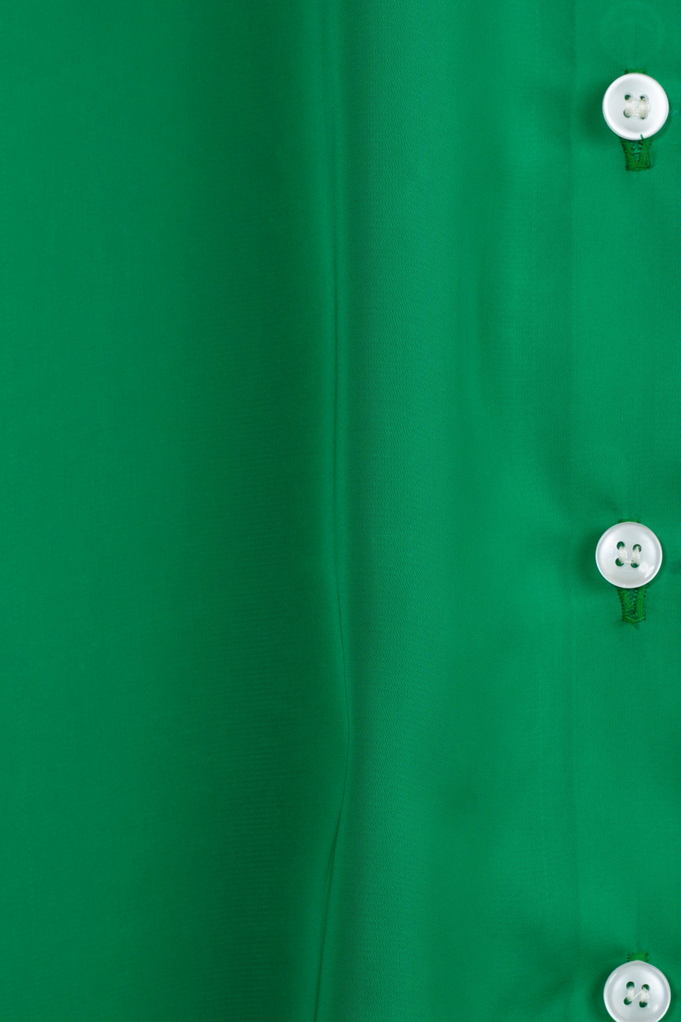 Bold Green Bell Sleeve Shirt For Women