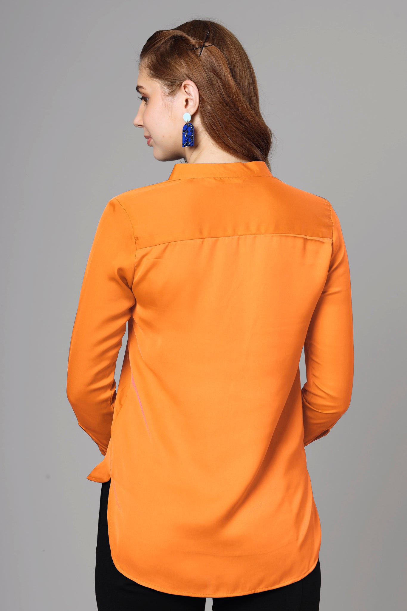 Classic Orange Top For Women