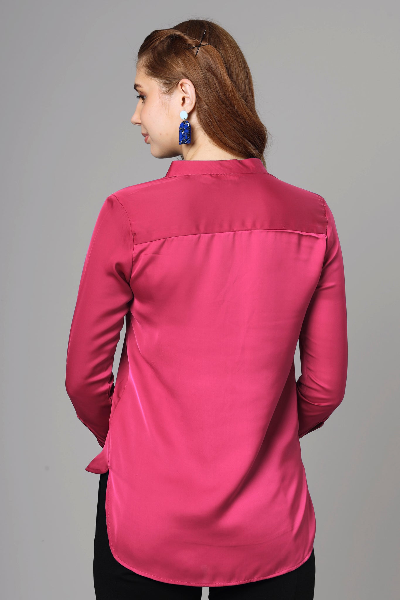 Classic Hot Pink Top For Women