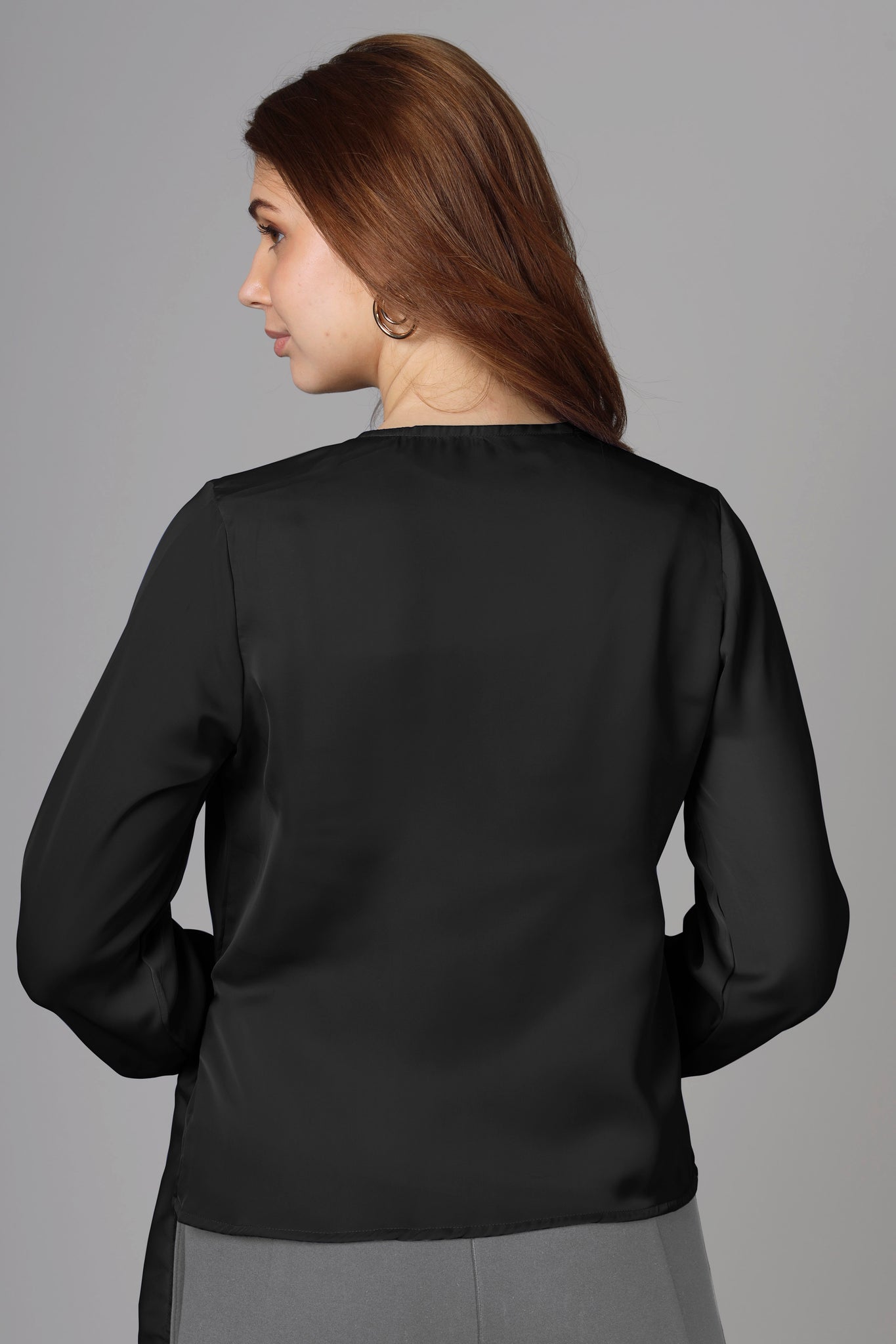 Classic Plain Black Top For Women – neofaa.com