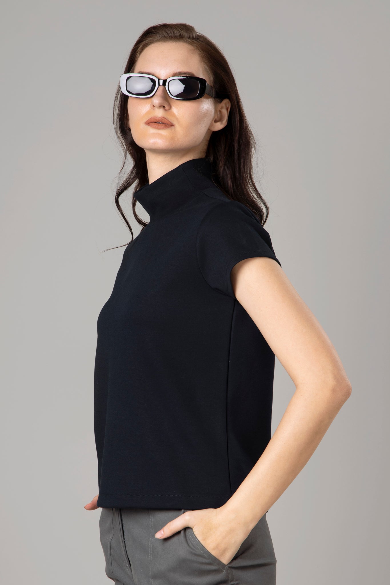 Women's Fashion-Forward Cap Sleeve T-Shirt