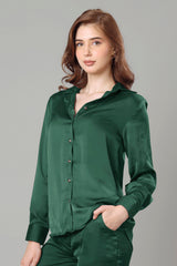 Luxurious Green Shirt For Women