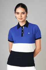 Signature Women's Royal Blue Polo T-Shirt
