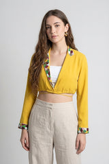 Beads Handwork Collar Waist Tie Up Top For Women