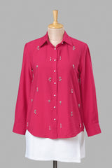 Couture Core Womens Shirt | Intricate Handwork Meets Modern Style