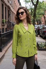 The Expensive Look |Handwork Womens Shirt with Luxe Appeal