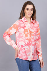 Lovely Floral Shirt For Women