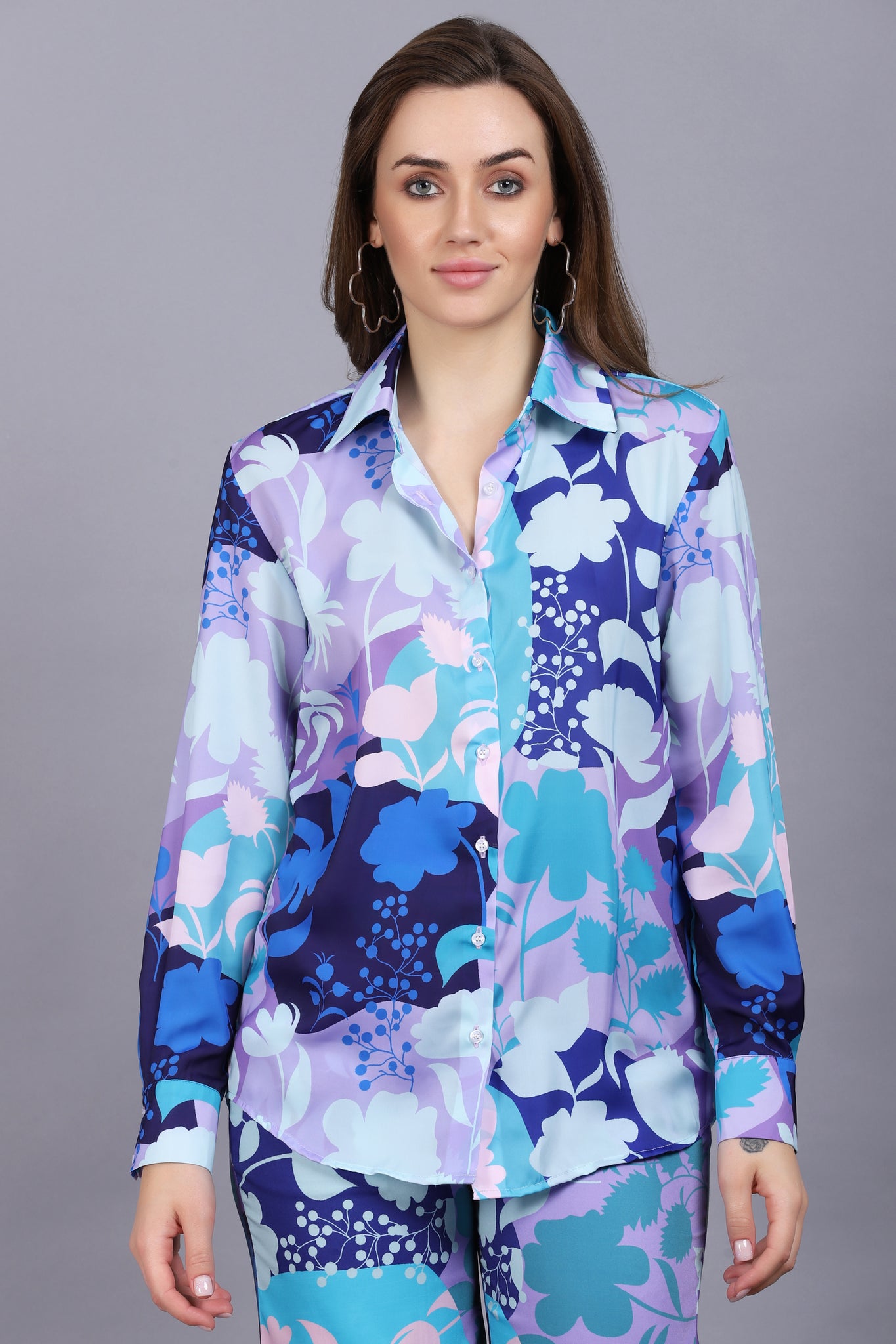 Charming Floral Shirt For Women
