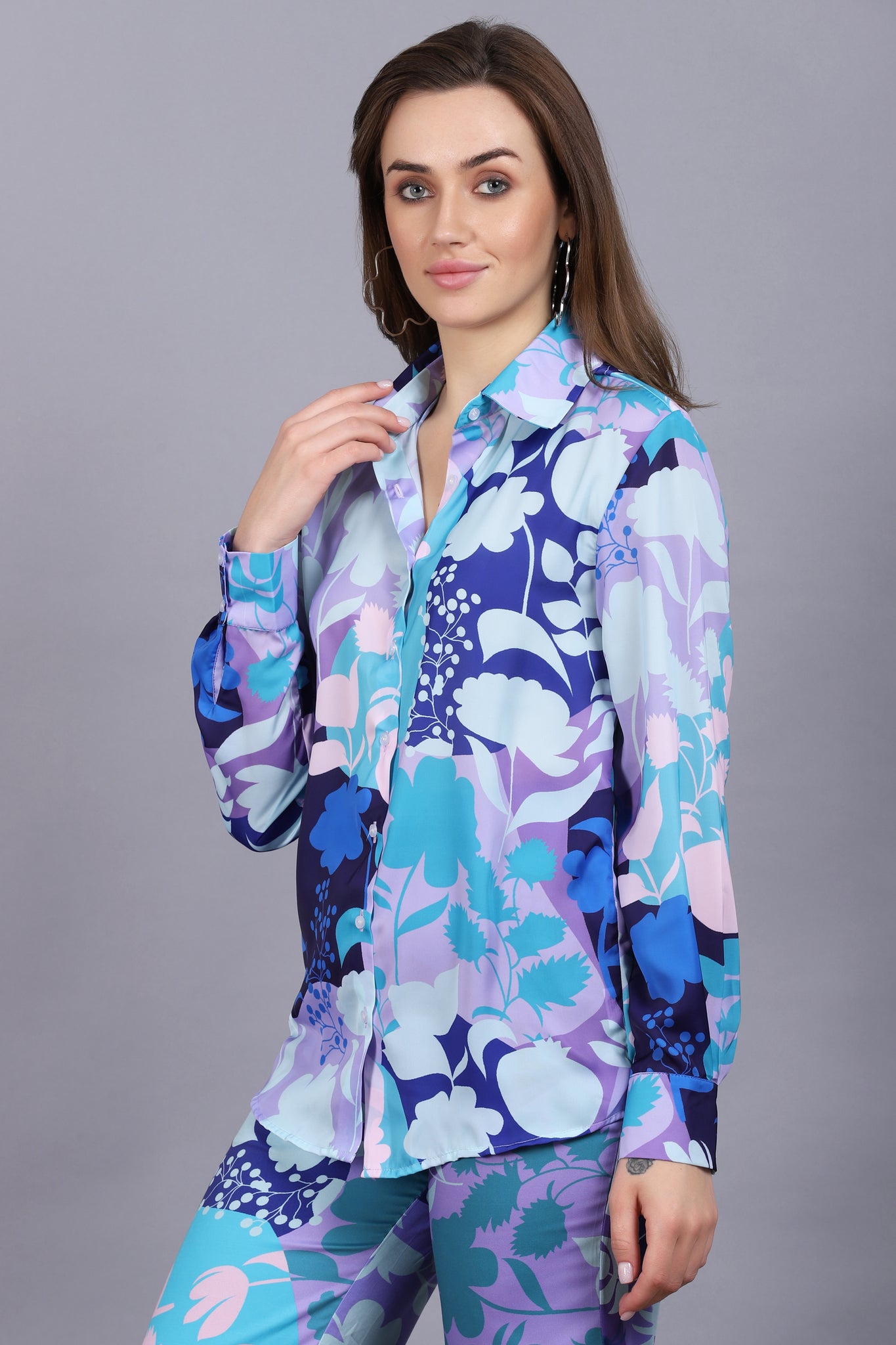 Charming Floral Shirt For Women