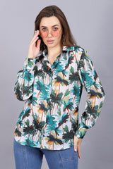 Lovely Tropical Shirt For Women