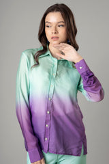 Exclusive Ombre Shirt For Women