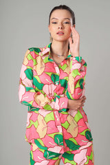 Seamless Leaf Shirt For Women