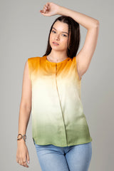Trendy Tri Color Shirt For Women