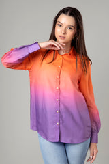 Glamorous Ombre Shirt For Women