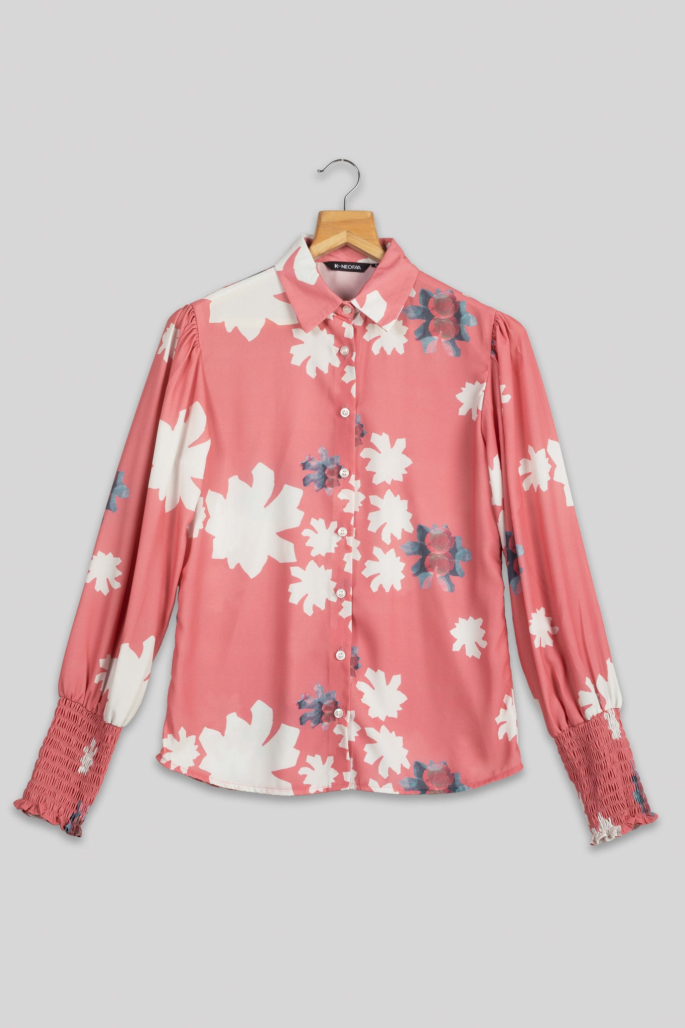 Fashionable Floral Trendy Sleeve Shirt For Women